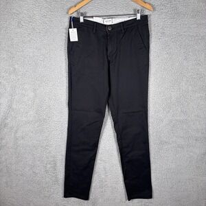 Jack & Jones Chinos Mens‎ 32x34 Black Slim Fit Stretch Pants *New w/Tags*